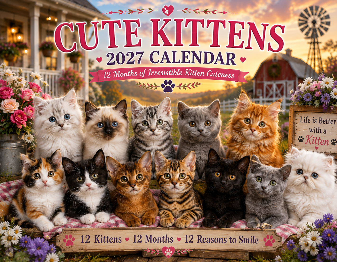 Cute Kittens Calendar