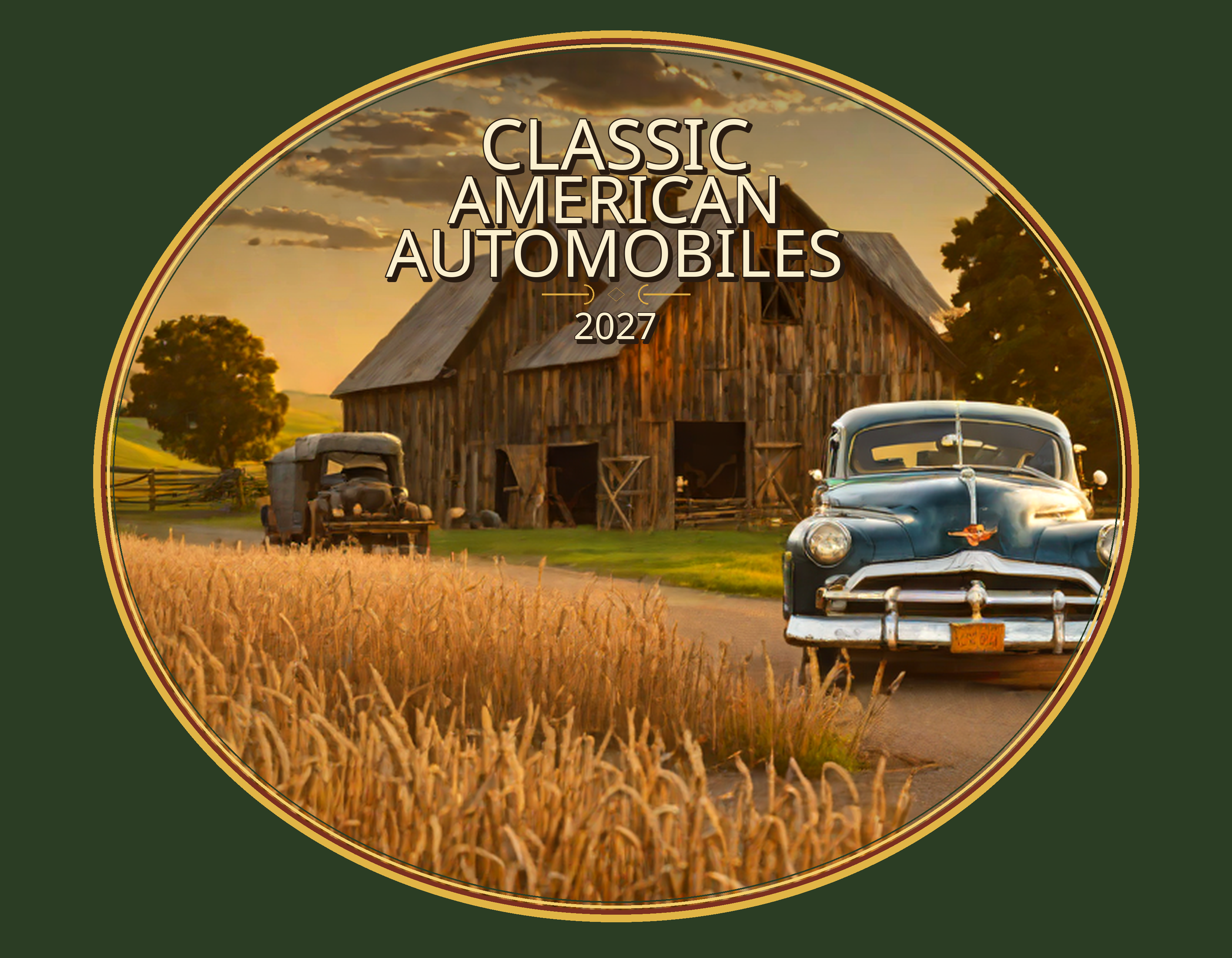 Classic American Automobiles Calendar