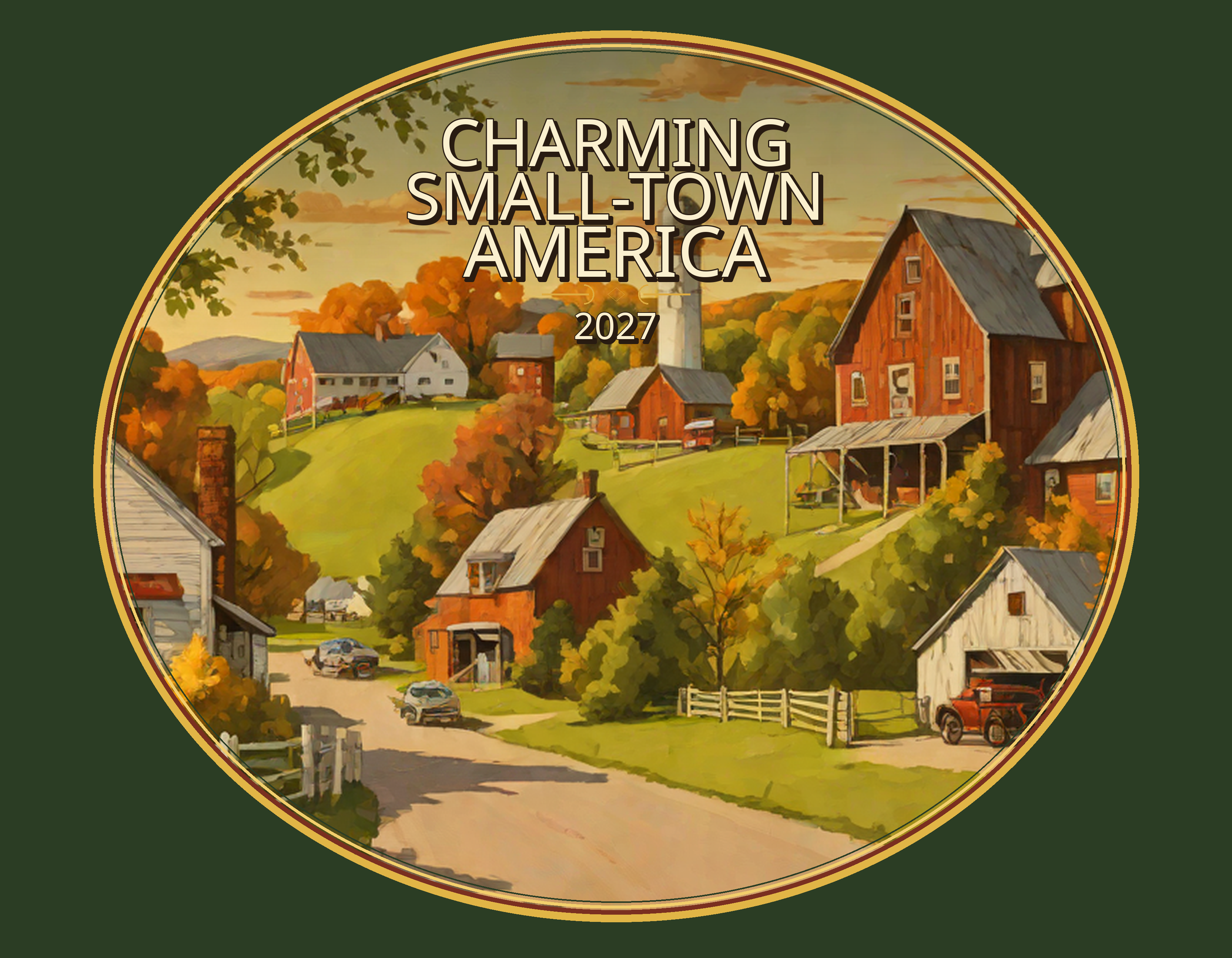 Charming Small-Town America Calendar