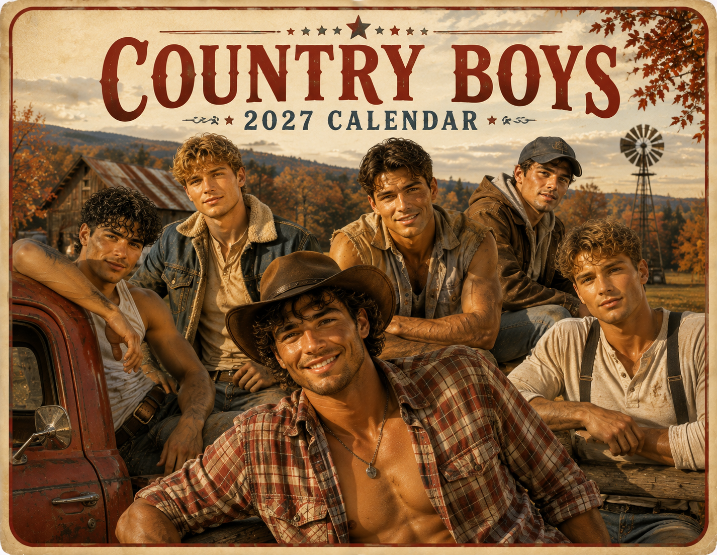 Country Boys Calendar